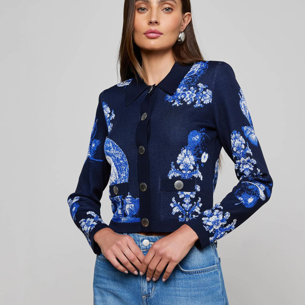 L'Agence Osiris Jacquard Cardigan