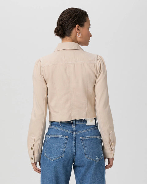 Paige Cropped Pacey Denim Jacket