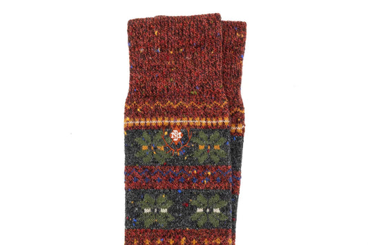Martin Dingman Fairisle Andean Alpaca Yarn Socks