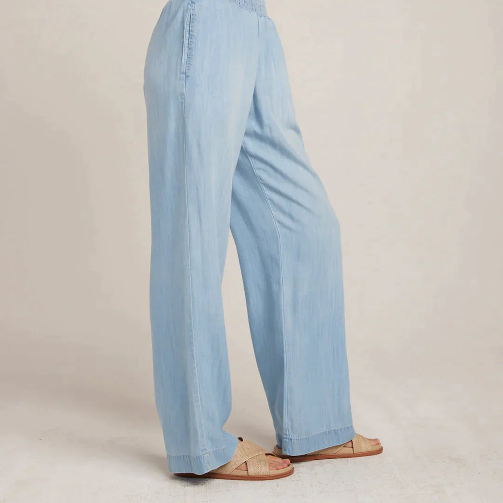 Bella Dahl Smocked Waist Wide Leg Pants