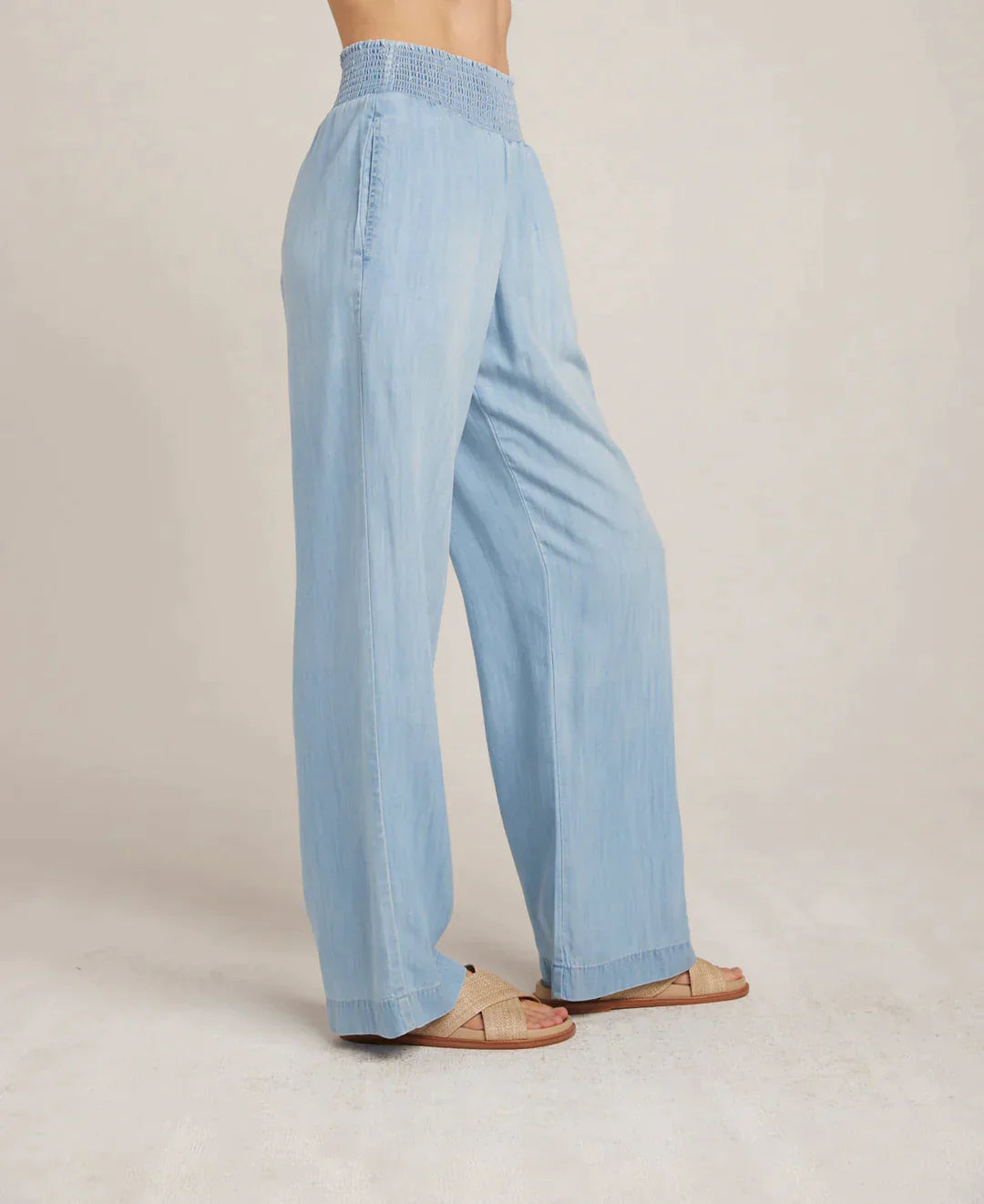 Bella Dahl Smocked Waist Wide Leg Pants