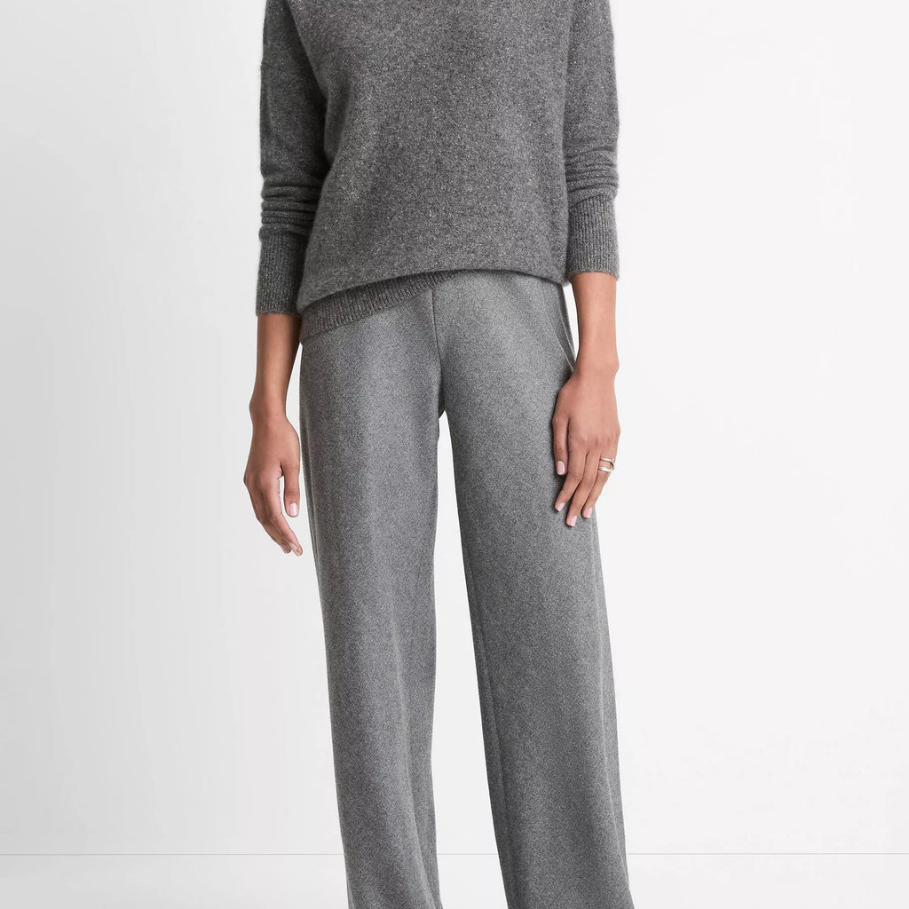 Vince Donegal Cashmere Funnel-Neck Sweater