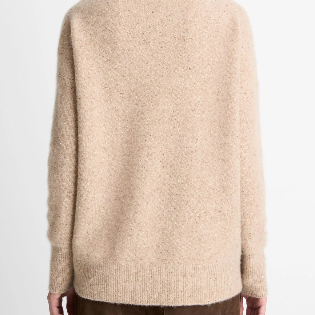 Vince Donegal Cashmere Funnel-Neck Sweater