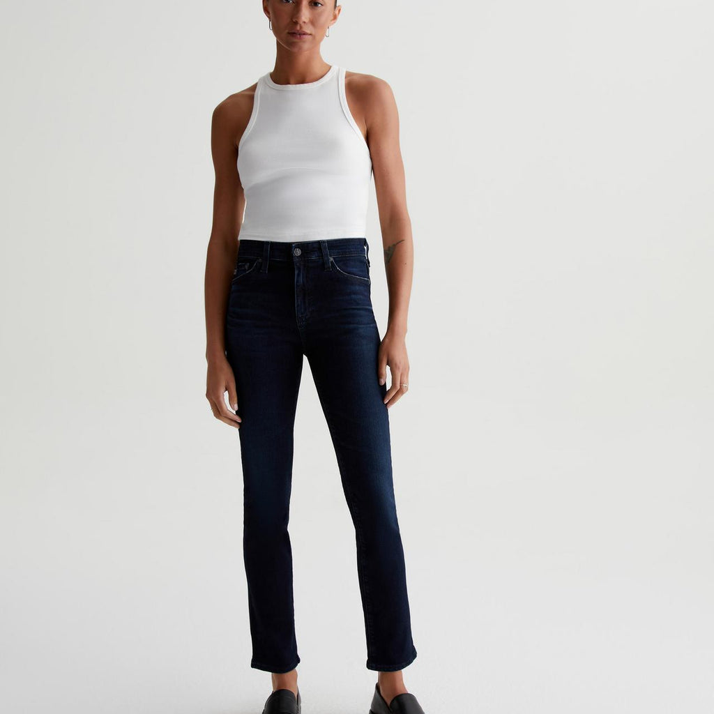 AG Women's Mari High-Rise Slim Straight Leg Jean