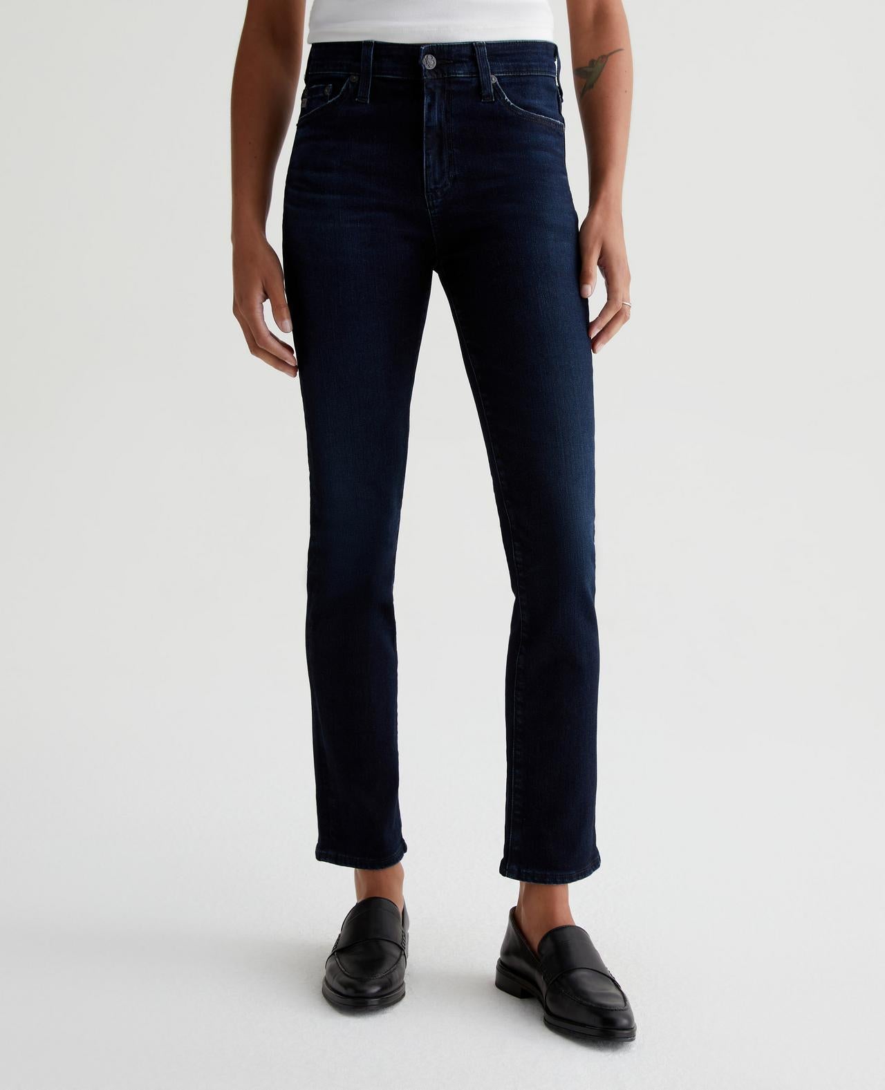 AG Women's Mari High-Rise Slim Straight Leg Jean