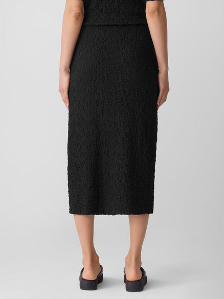 Eileen Fisher Bubble Jacquard Pencil Skirt