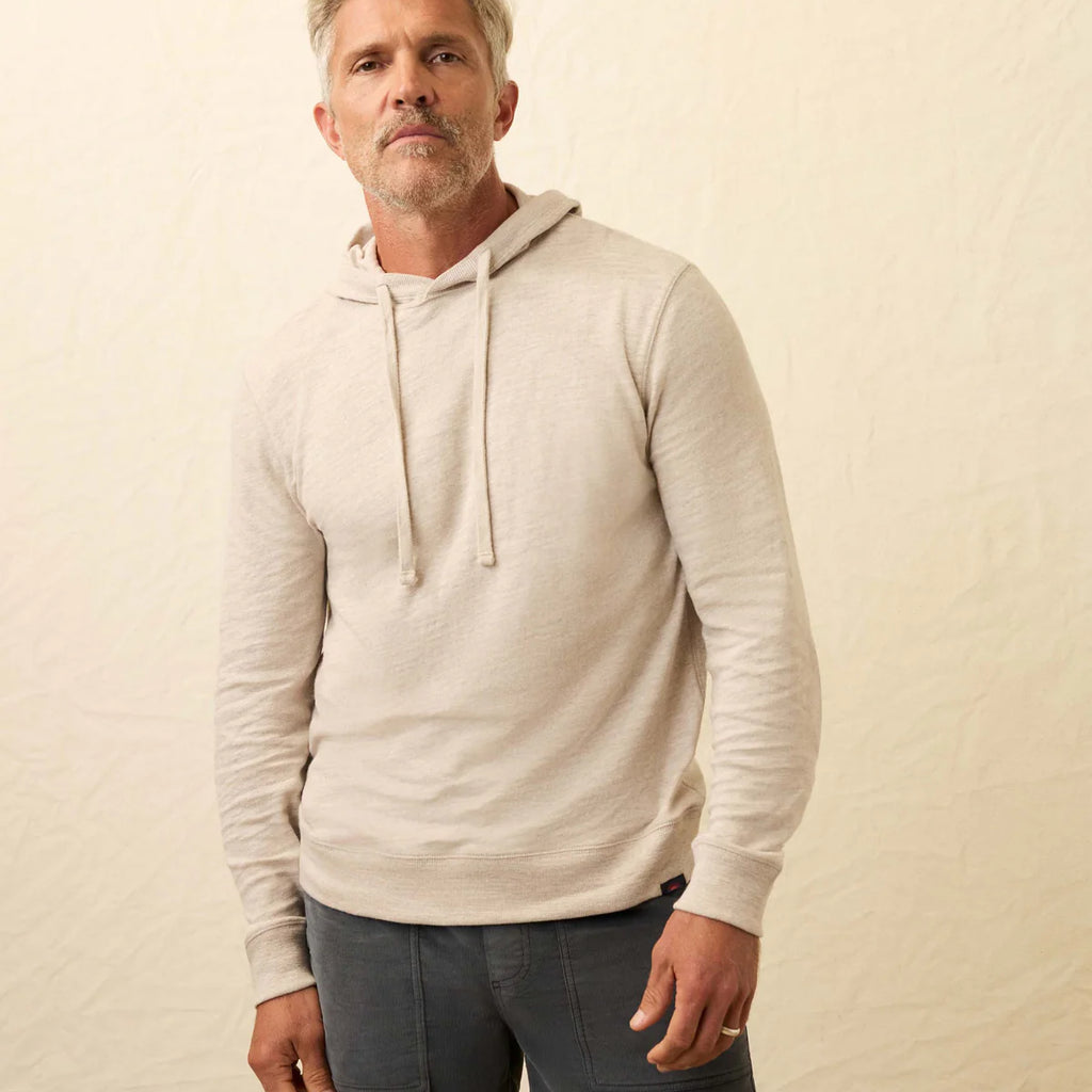 Faherty Men's Slub Cotton Hoodie
