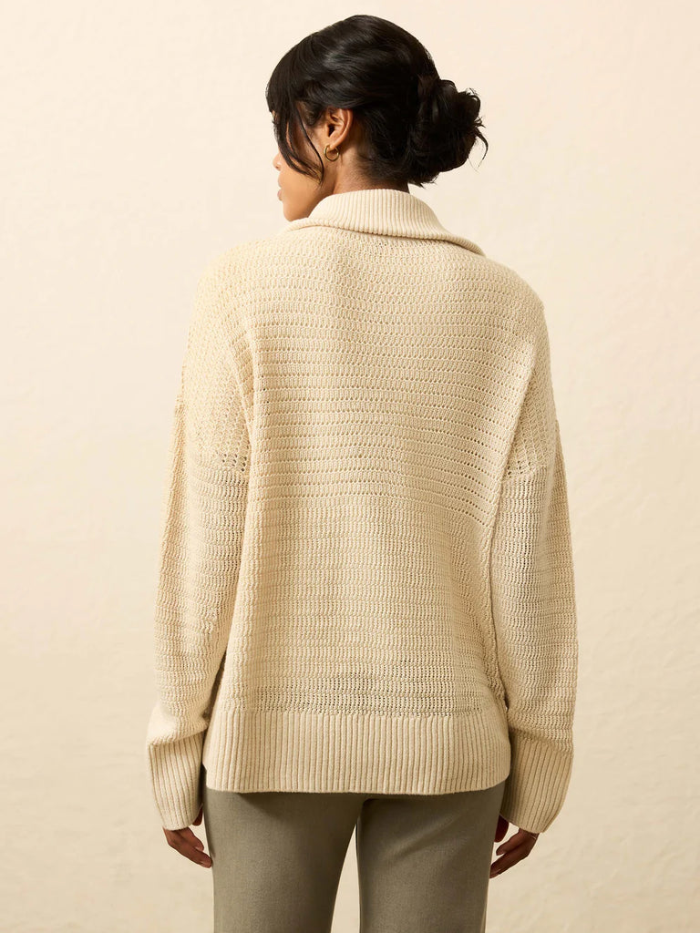 Faherty Miramar Linen Quarter Zip