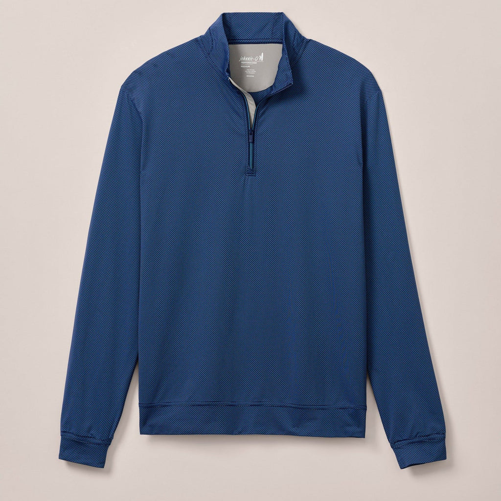 Johnnie-O Jamie Jacquard Stretch 1/4-Zip Pullover