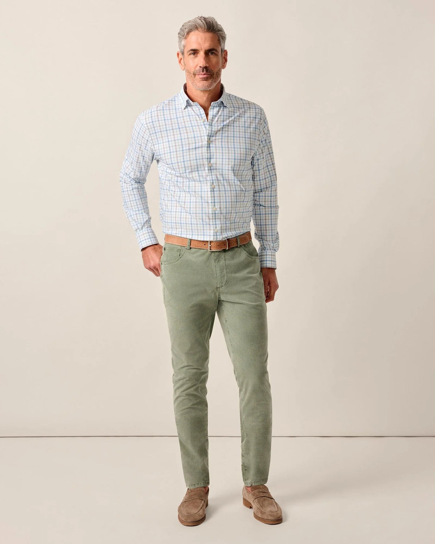 Johnnie-O Hampton Garment-Dyed Corduroy Pant