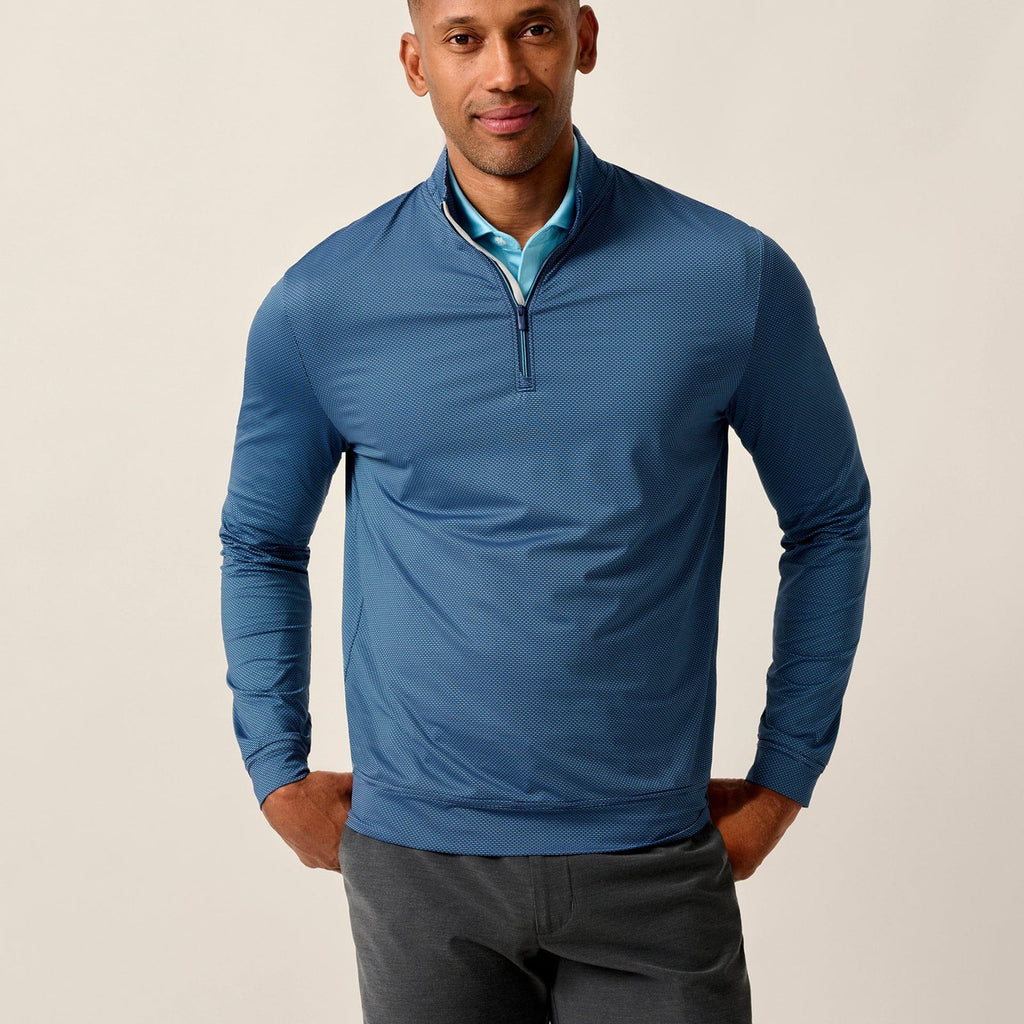 Johnnie-O Jamie Jacquard Stretch 1/4-Zip Pullover
