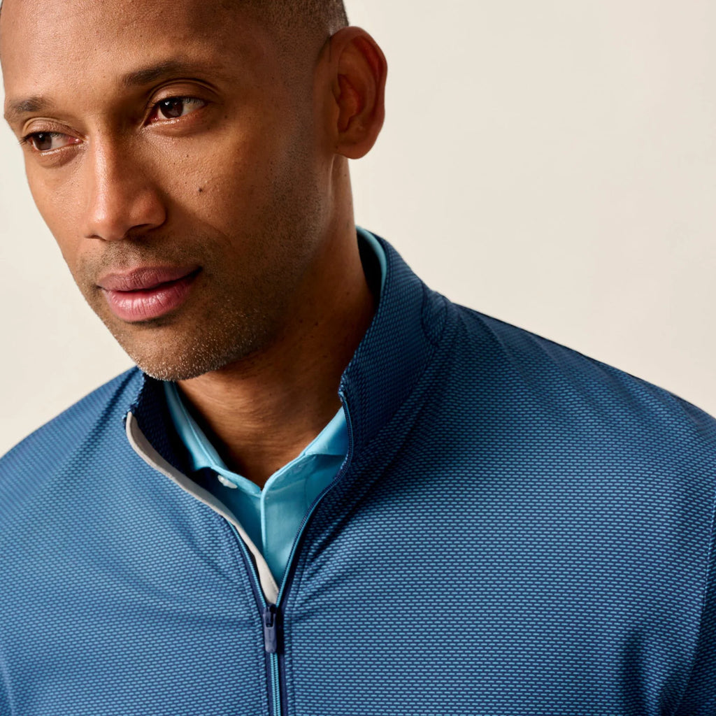 Johnnie-O Jamie Jacquard Stretch 1/4-Zip Pullover