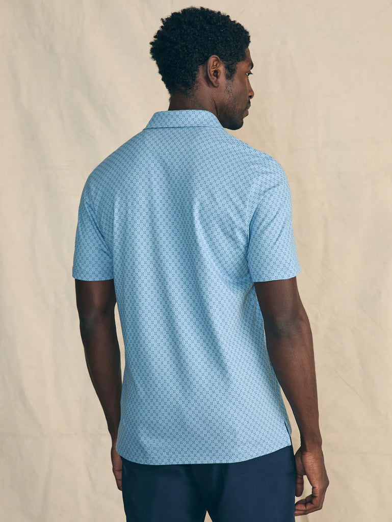 Faherty Movement™ Short-Sleeve Pique Polo Shirt