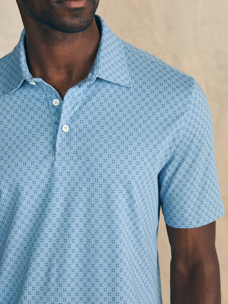 Faherty Movement™ Short-Sleeve Pique Polo Shirt