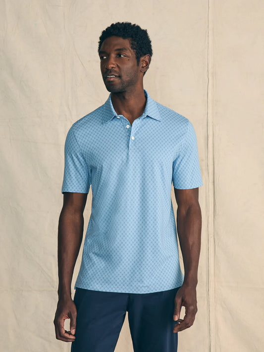 Faherty Movement™ Short-Sleeve Pique Polo Shirt