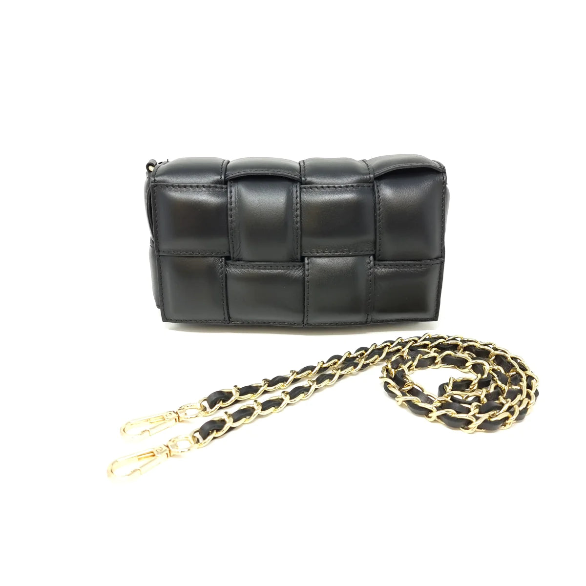 German Fuentes Leather Quilted Bag