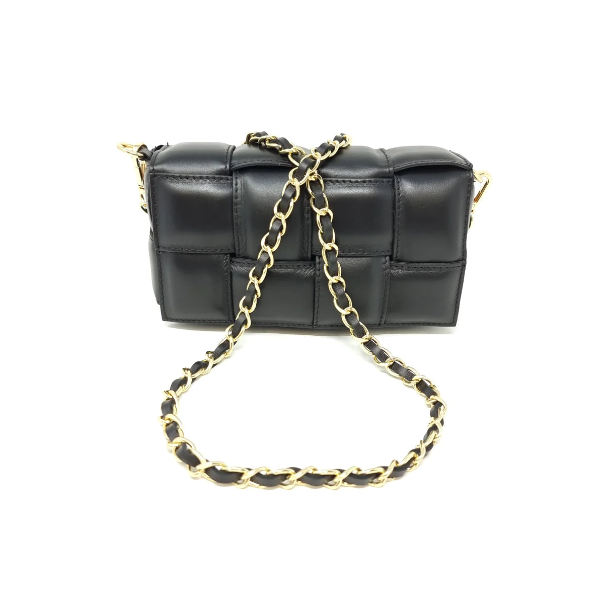 German Fuentes Leather Quilted Bag