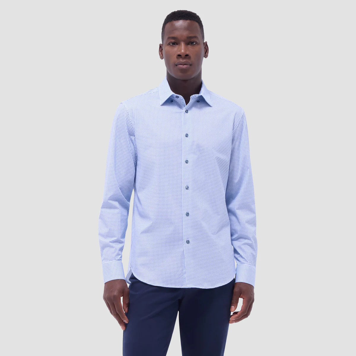 Bugatchi Jules Geometric OoohCotton® Shirt