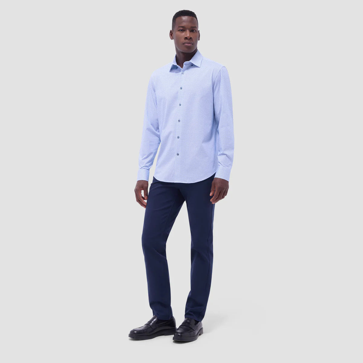Bugatchi Jules Geometric OoohCotton® Shirt