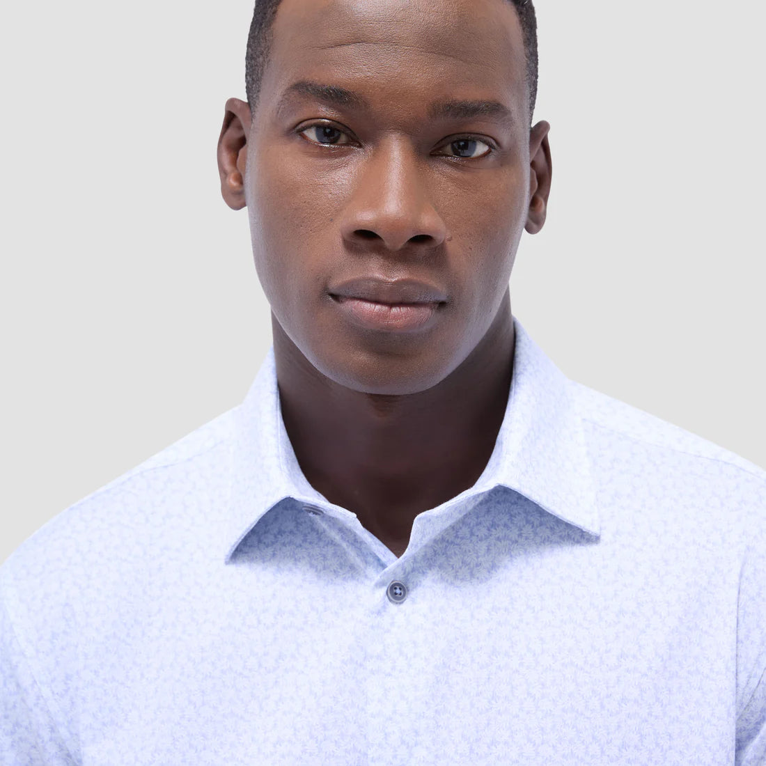 Bugatchi James Leaf Print OoohCotton® Shirt