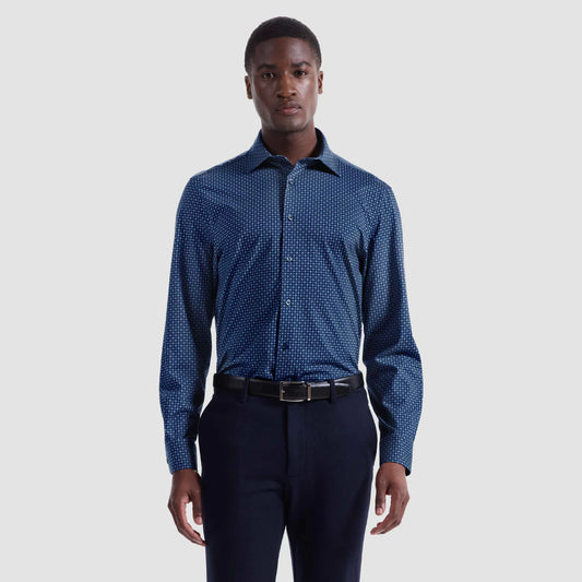 Bugatchi James Geometric OoohCotton® Shirt