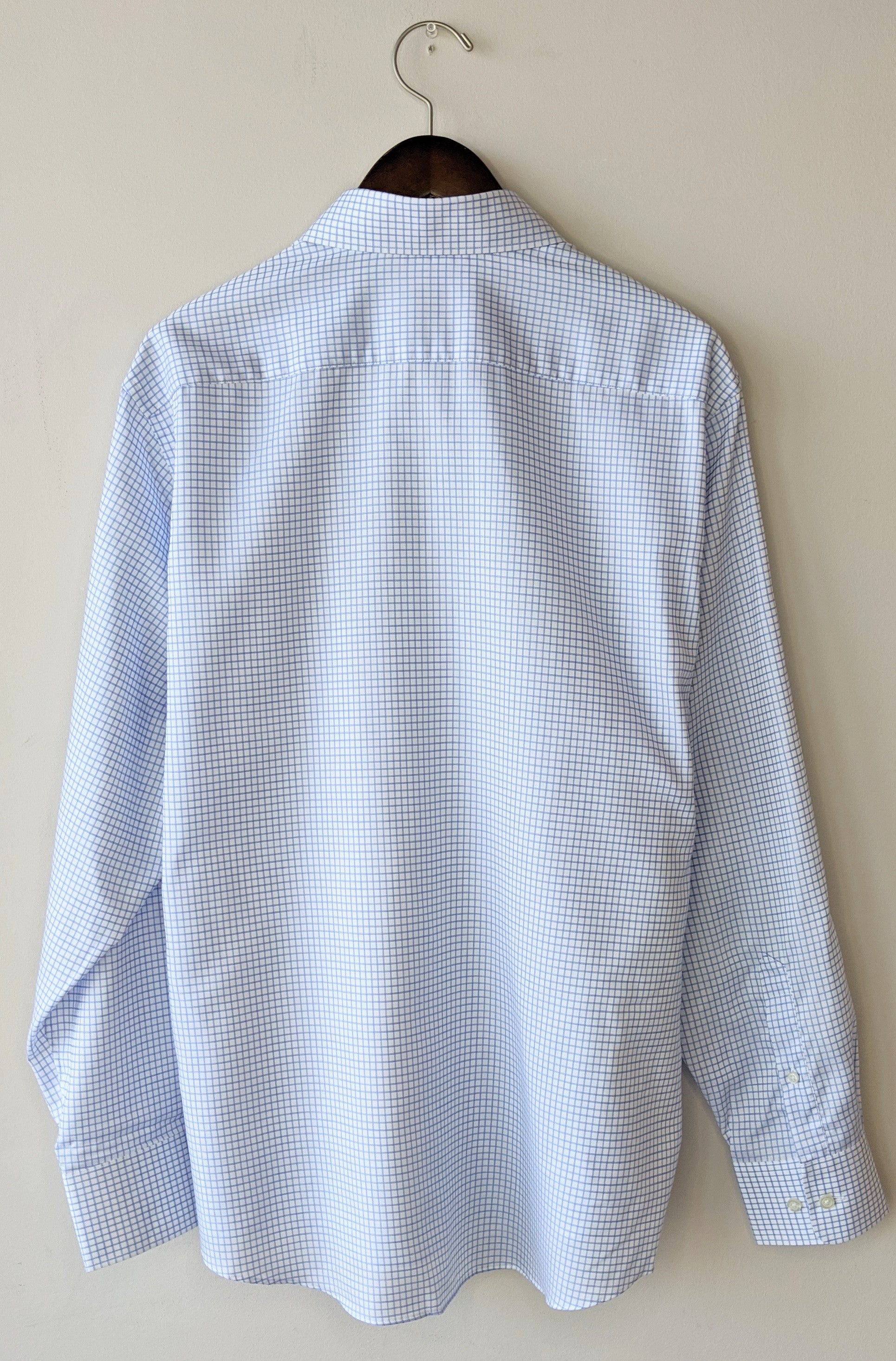 Chatham Chino Company Grid Check Grosgrain Shirt
