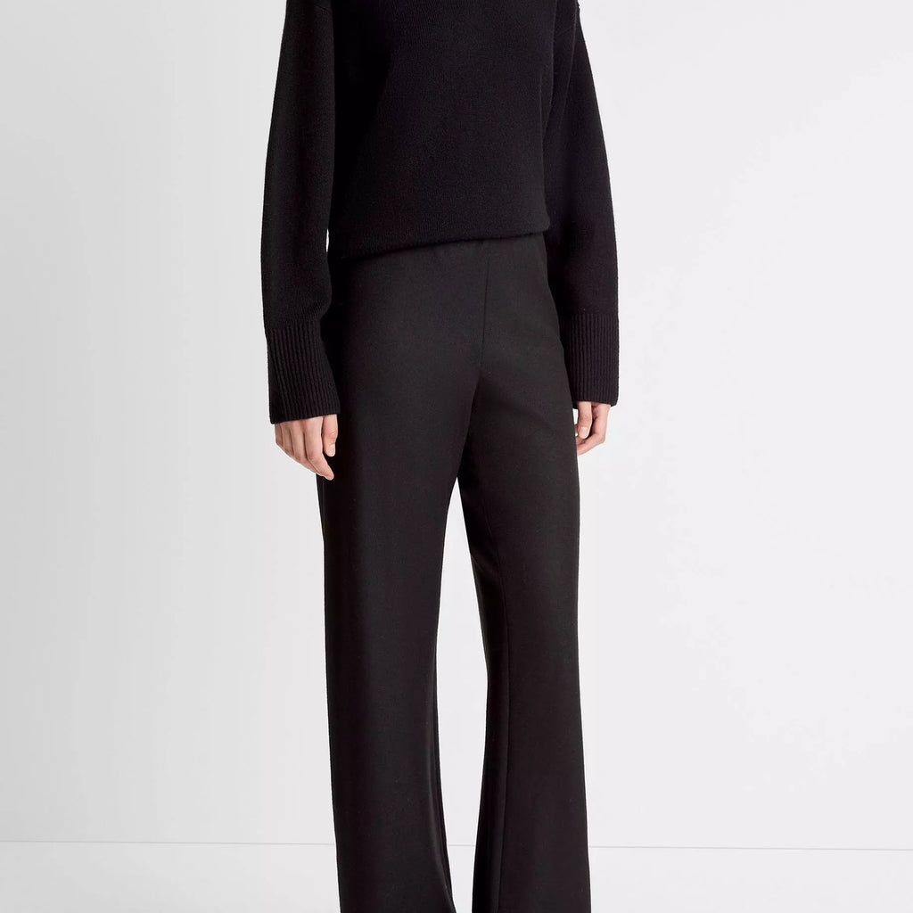 Vince Italian Wool-Blend High-Waist Bias Pant