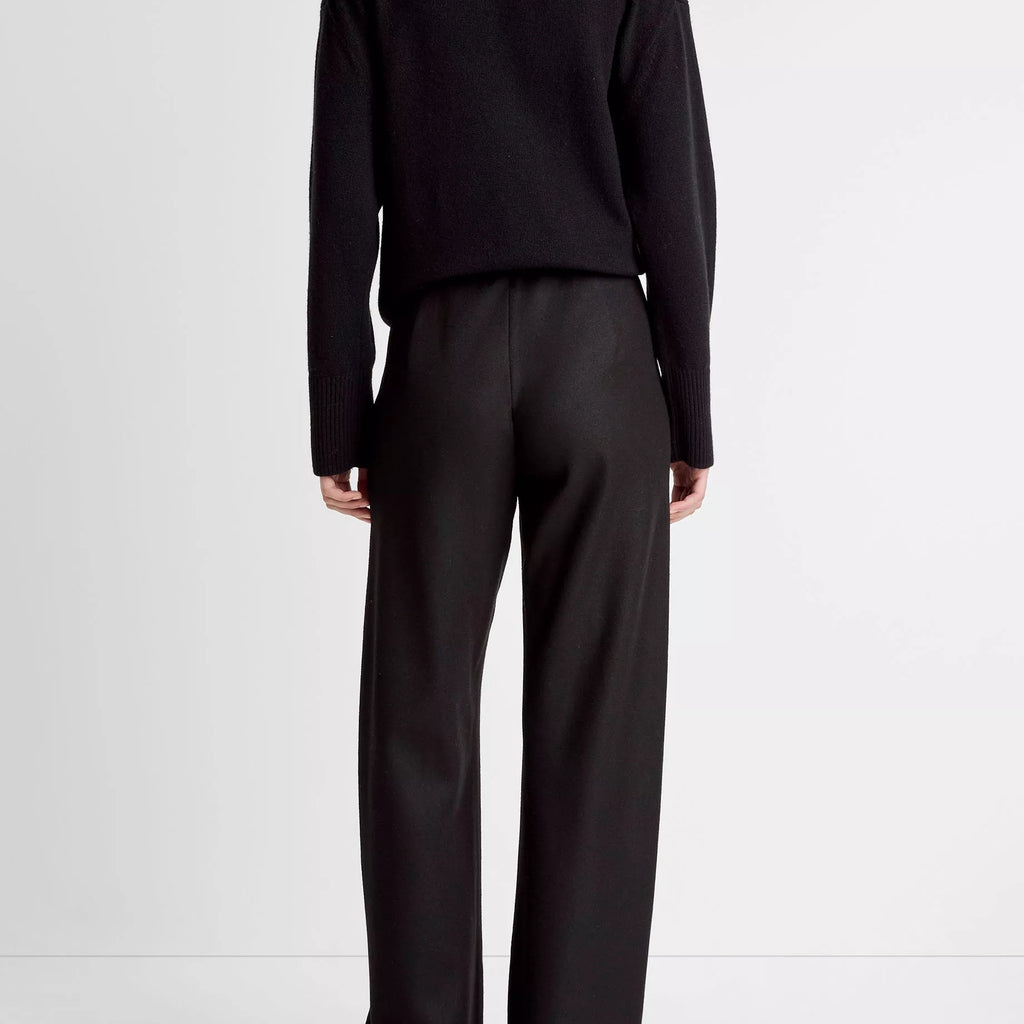 Vince Italian Wool-Blend High-Waist Bias Pant