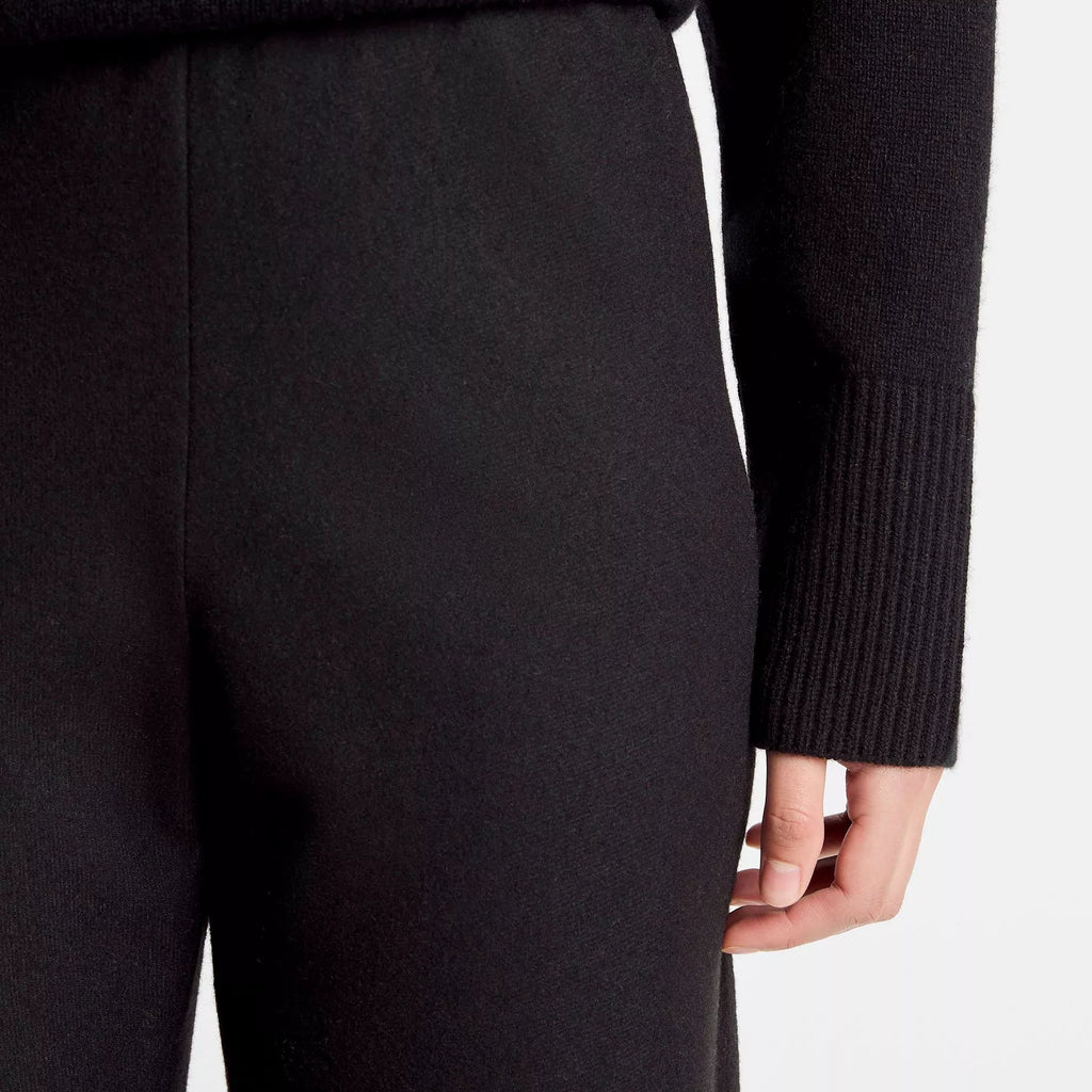 Vince Italian Wool-Blend High-Waist Bias Pant