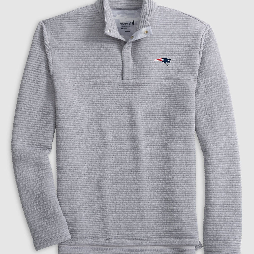 Johnnie-O New England Patriots Benjy Snap 1/4 Zip Pullover