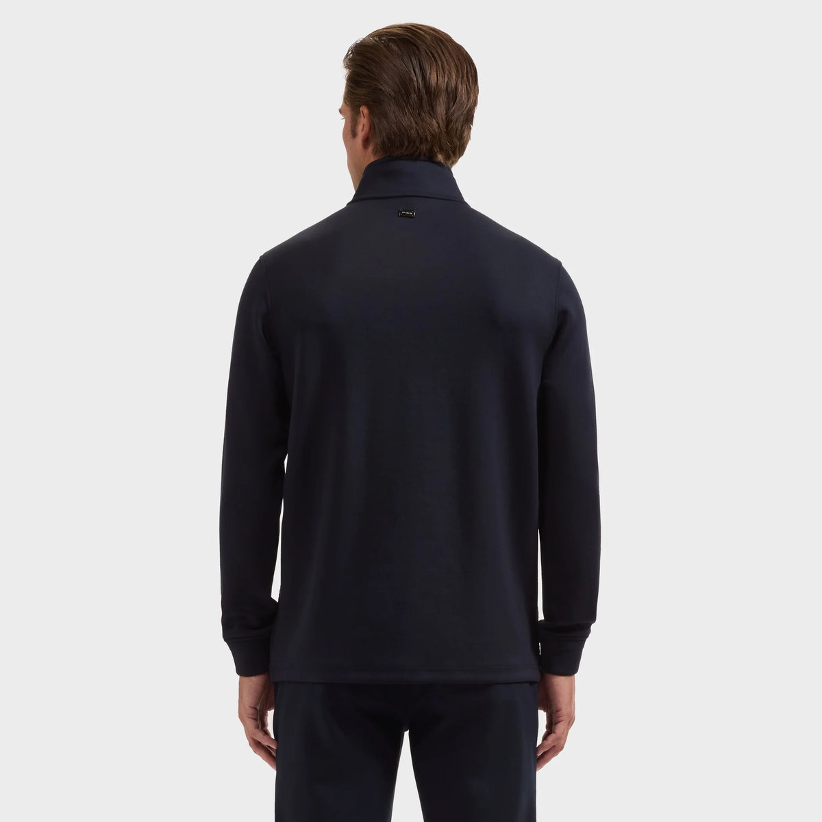 Bugatchi Soft Touch™ Geometric Jacquard Quarter-Zip