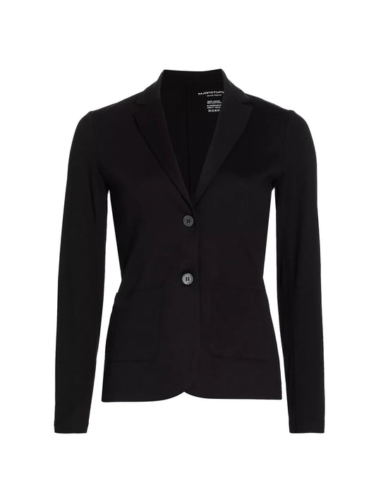Majestic Filatures Soft Touch Two Button Blazer