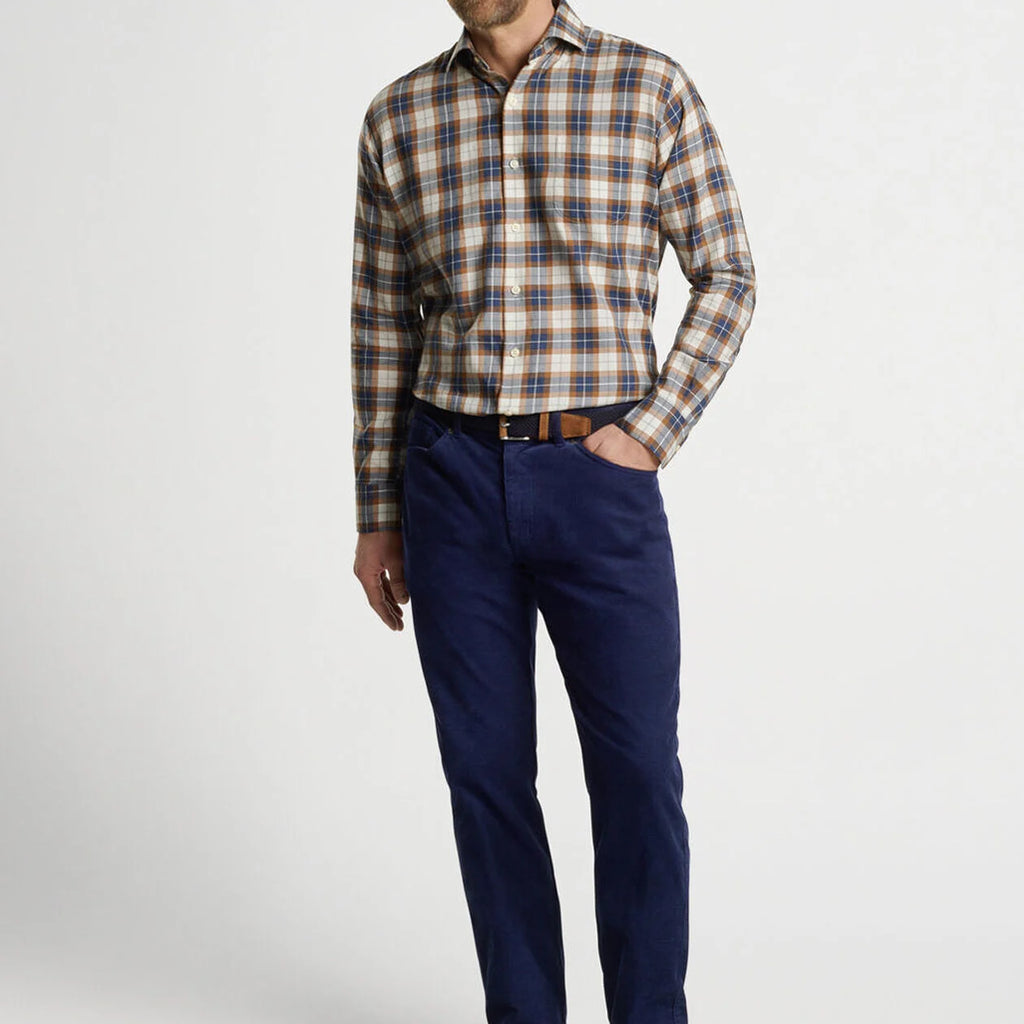 Peter Millar Langley Summer Soft Cotton Sport Shirt
