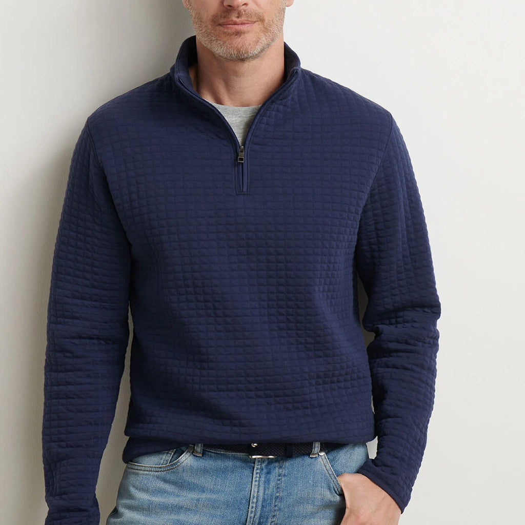 Peter Millar Quad Quilted Quarter-Zip