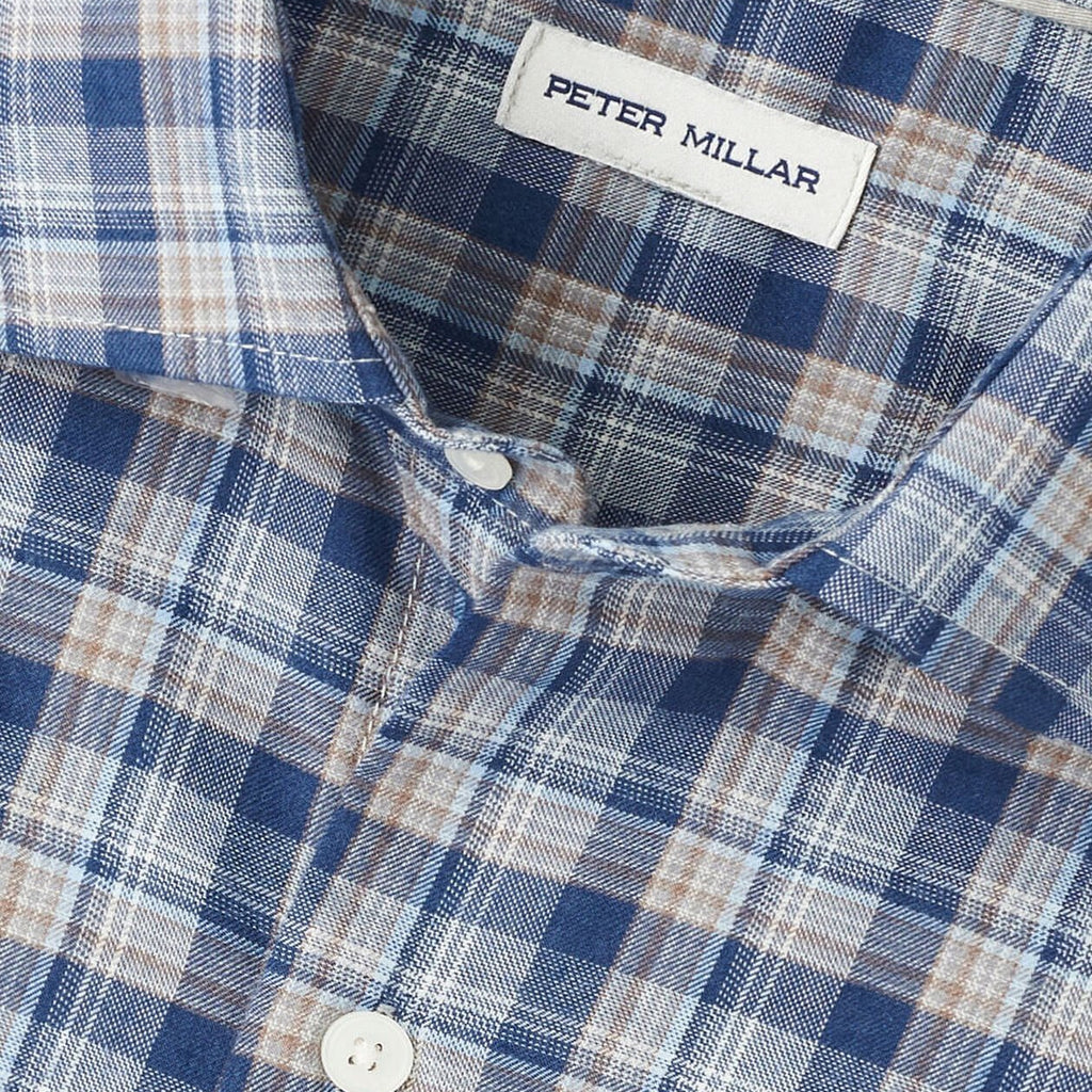 Peter Millar Whitecap Performance Flannel Sport Shirt