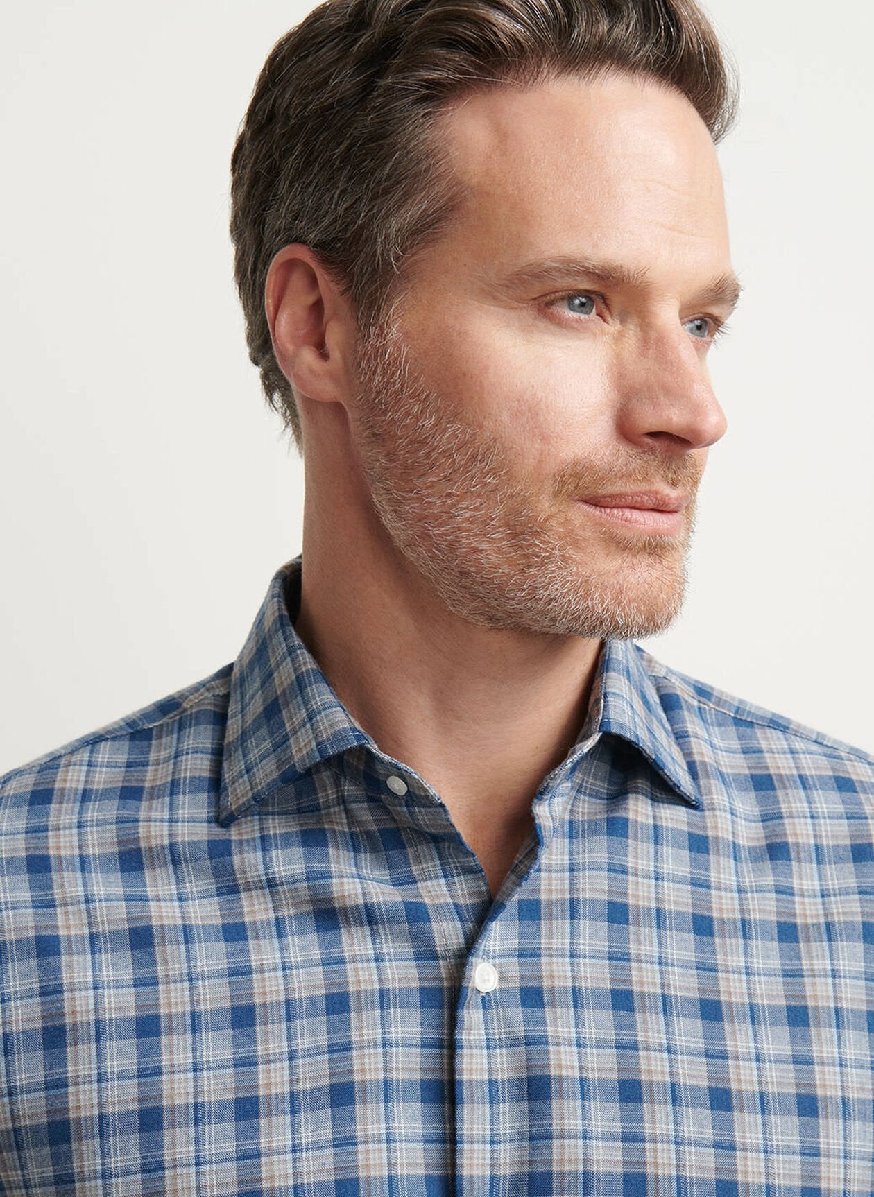 Peter Millar Whitecap Performance Flannel Sport Shirt
