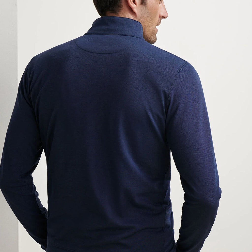 Peter Millar Albatross Cotton-Blend Piqué Quarter-Zip