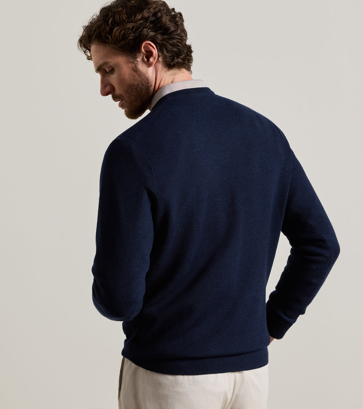 Peter Millar Autumn Crest Honeycomb Crewneck Sweater