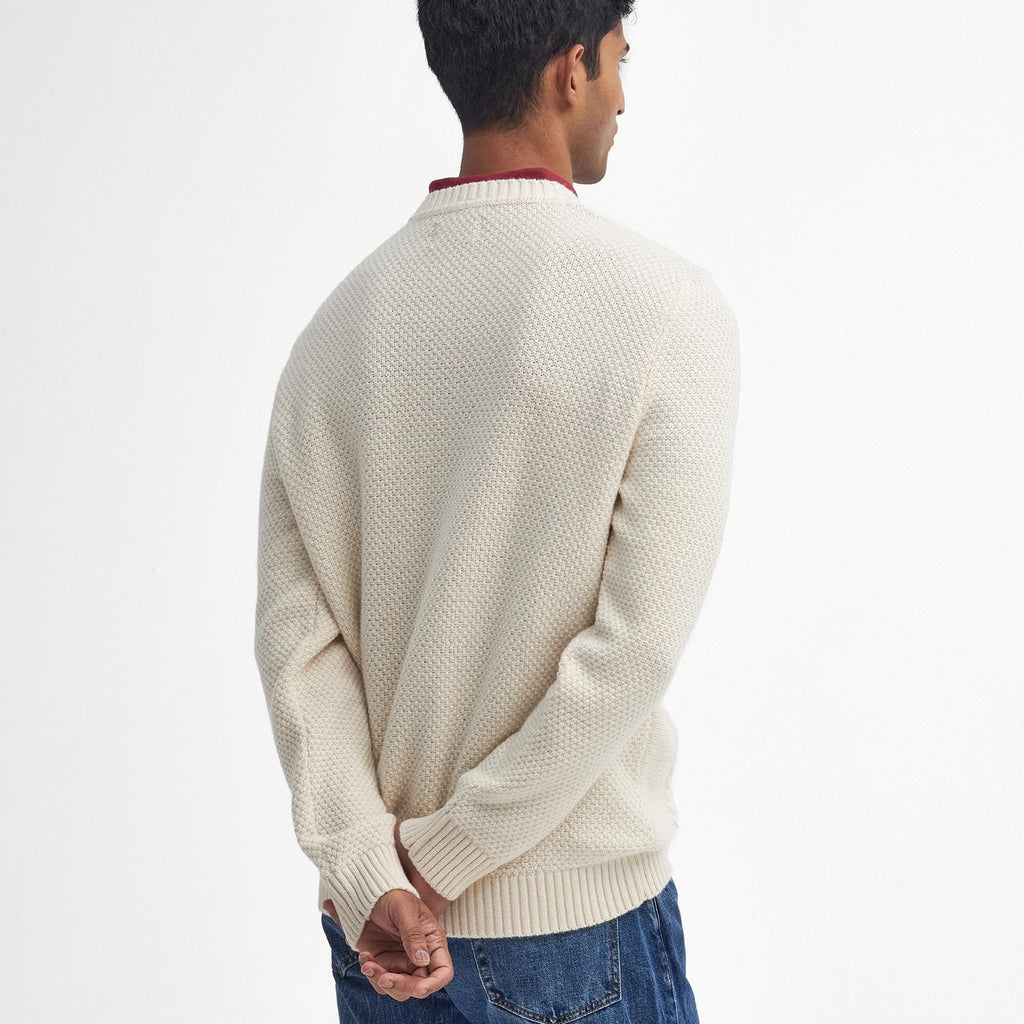 Barbour Casey Cable-Knit Crew Neck Jumper