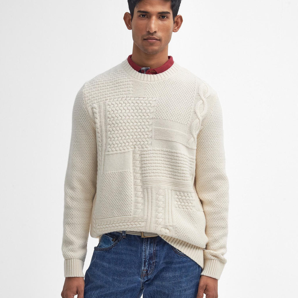 Barbour Casey Cable-Knit Crew Neck Jumper