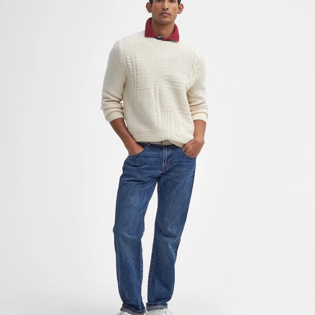 Barbour Casey Cable-Knit Crew Neck Jumper
