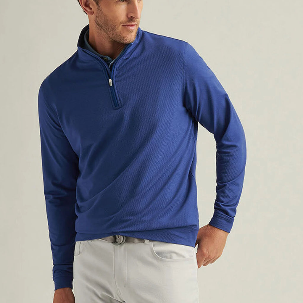 Peter Millar Perth Cross-Hatch Performance Quarter-Zip