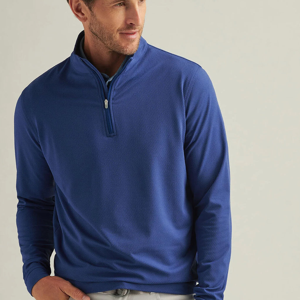 Peter Millar Perth Cross-Hatch Performance Quarter-Zip