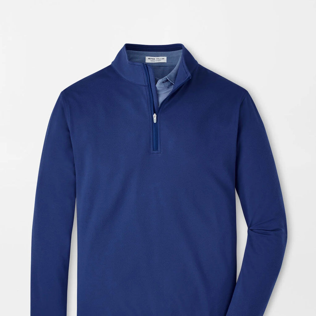 Peter Millar Perth Cross-Hatch Performance Quarter-Zip