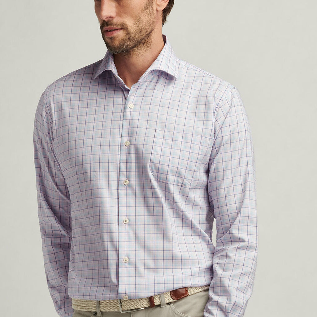 Peter Millar Huron Crown Lite Cotton-Stretch Sport Shirt