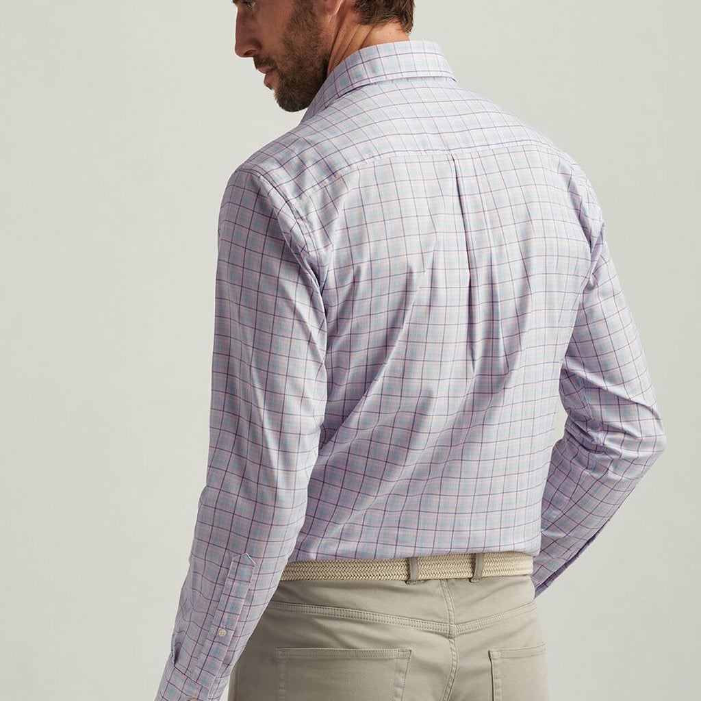Peter Millar Huron Crown Lite Cotton-Stretch Sport Shirt
