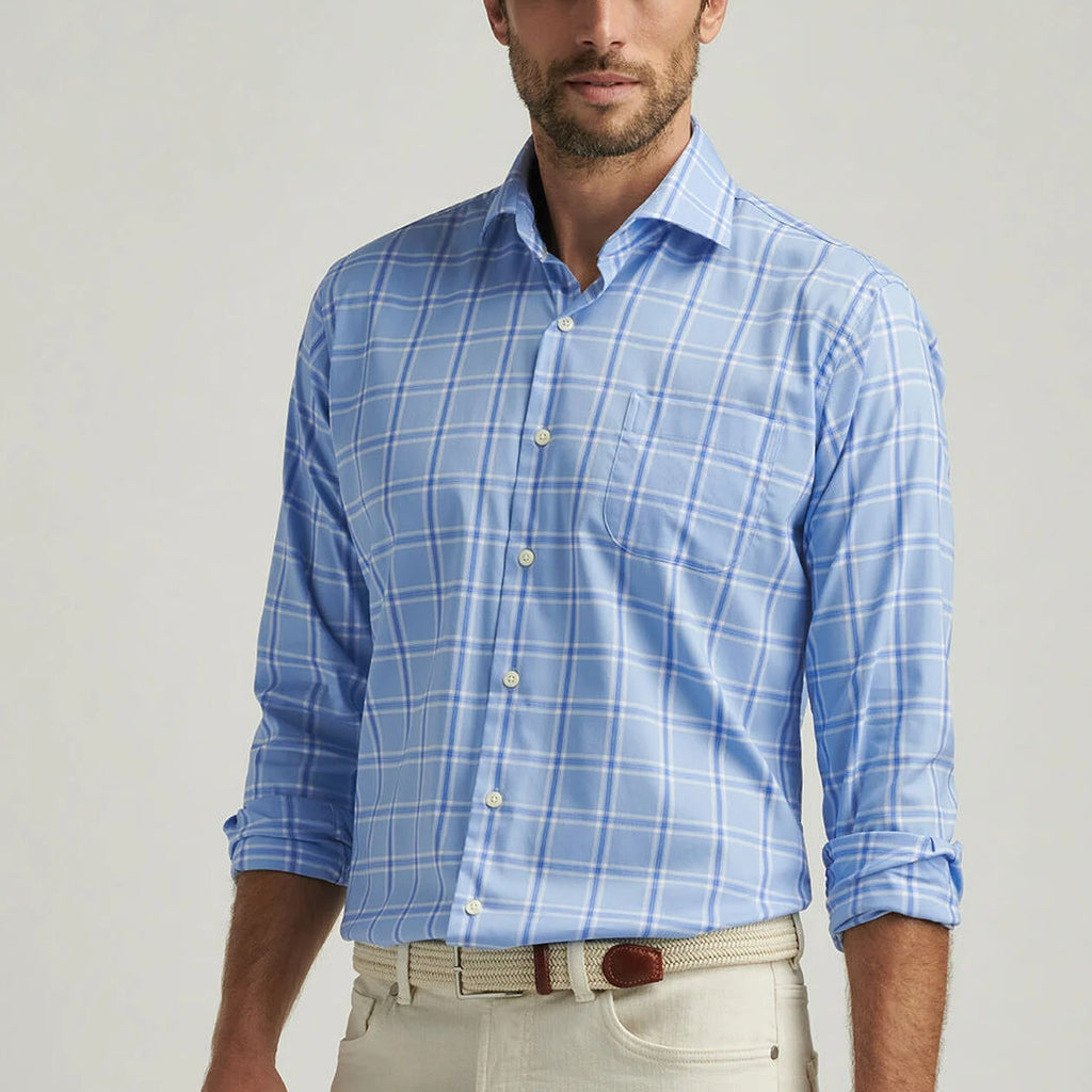 Peter Millar Ullswater Crown Lite Cotton-Stretch Sport Shirt