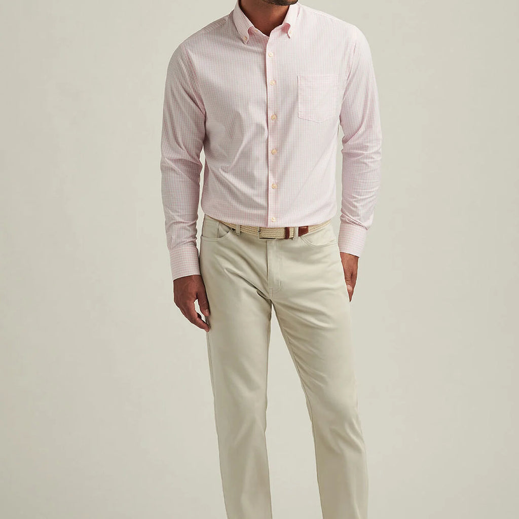 Peter Millar Hanford Performance Twill Sport Shirt