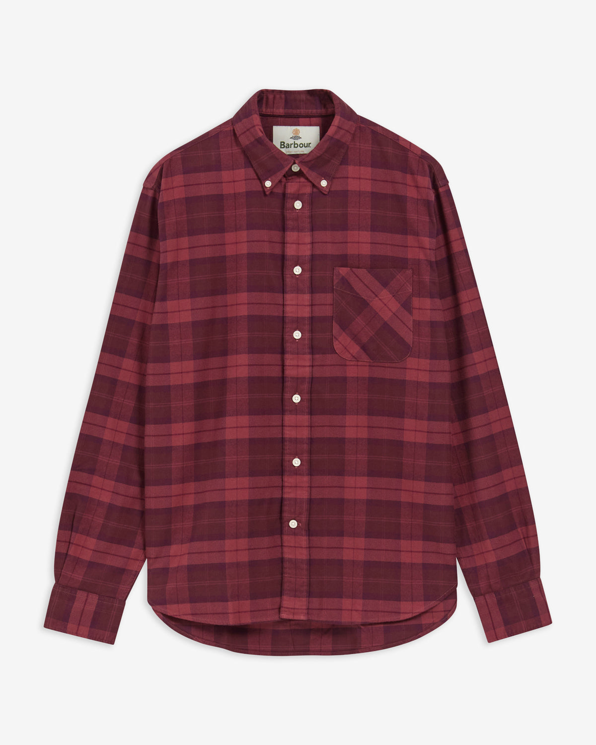 Barbour Mineral Tartan Authentic-Fit Long-Sleeved Shirt