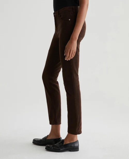 AG Mari Corduroy Mid-Rise Slim Straight